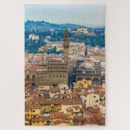 Cityscape with Palazzo Vecchio, Florence, Italy ジグソーパズル