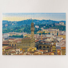 Cityscape with Palazzo Vecchio, Florence, Italy ジグソーパズル