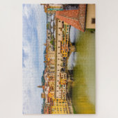 Cityscape with Ponte Vecchio, Florence, Italy ジグソーパズル (縦)