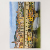Cityscape with Ponte Vecchio, Florence, Italy ジグソーパズル (縦)