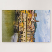 Cityscape with Ponte Vecchio, Florence, Italy ジグソーパズル (横)