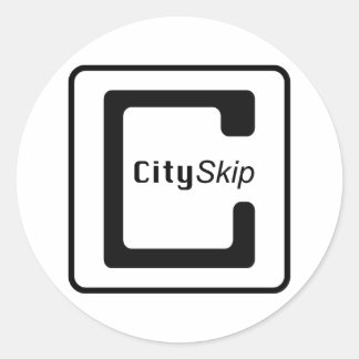 CitySkipラウンドステッカー ラウンドシール