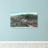 CitySonoraの空中表示(カリフォルニア州) キャンバスプリント (インサイチュ (ウッドフロア))