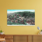 CitySonoraの空中表示(カリフォルニア州) キャンバスプリント (インサイチュ (リビング))