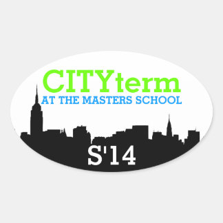 CITYterm S'14ステッカー 楕円形シール
