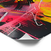 Ciudad vibrante: Arte urbano colorido ポスター (コーナー)