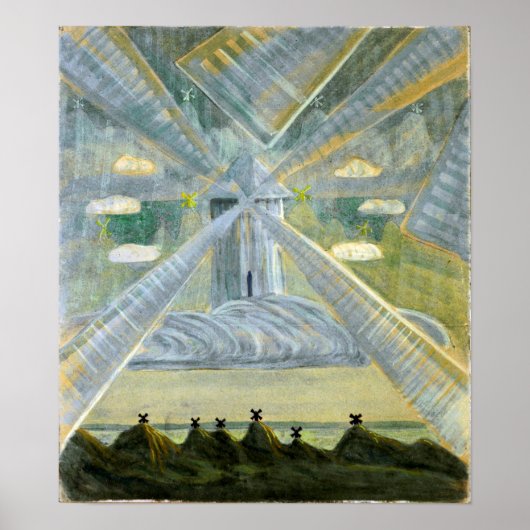 Ciurlionis - Andante Sonata II Druskininkai 1907 ポスター (正面)