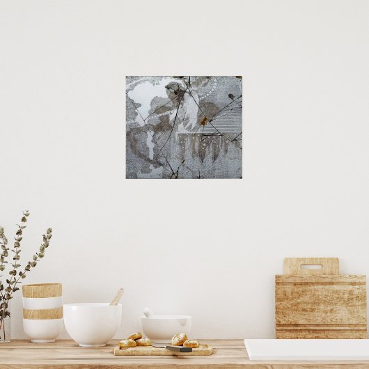 Ciurlionis - The Offering Glass Matrix 1908 ポスター (キッチン)