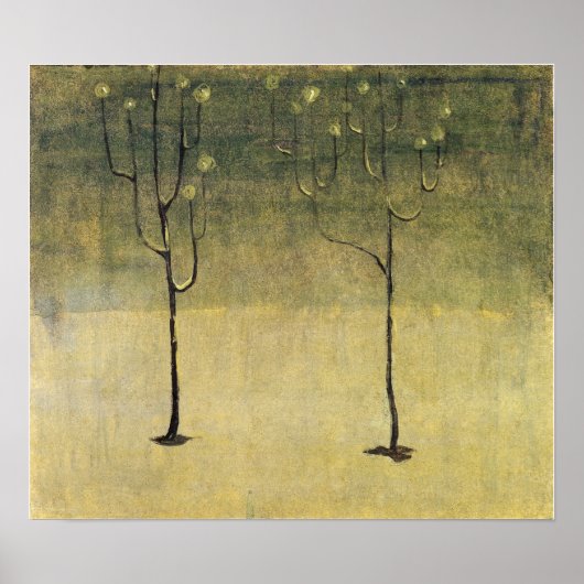Ciurlionis - Winter Motif 1907 ポスター (正面)