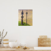 Ciurlionis - Zemitija 1909のWayside Crosses ポスター (キッチン)