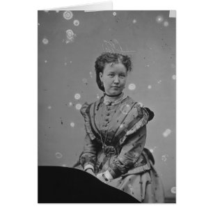 Cival War Era Tinタイプ未知の女性の写真