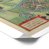 Civiのアルネム、ベルモ、ジェレ、ルーエルの地図 ポスター (角)