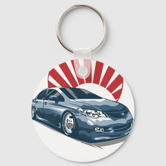 civic car キーホルダー (正面)