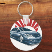civic car キーホルダー (正面)