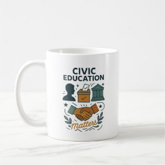Civic Education Matters  コーヒーマグカップ