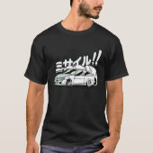 Civic EF Hatch Tuner Graphic  Auto Racing Car Driv Tシャツ (正面)