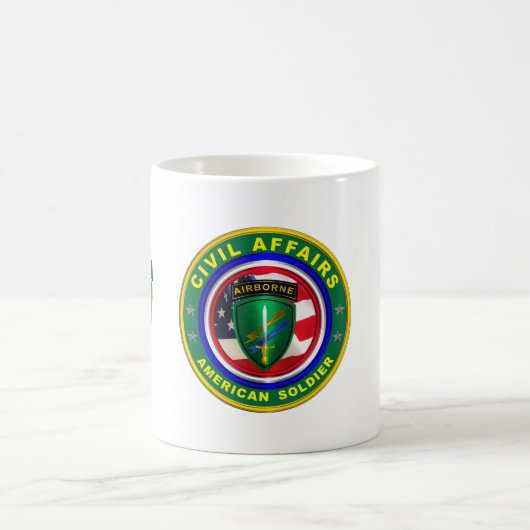 Civil Affairs退役軍人の誇り コーヒーマグカップ (中央)
