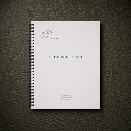 Civil Ceremony Journal Notebook–Registry Wedding ノートブック