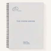 Civil Ceremony Journal Notebook–Registry Wedding ノートブック (正面)