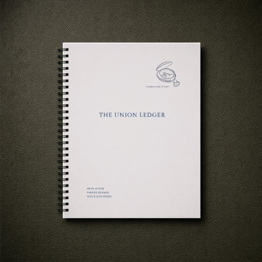 Civil Ceremony Non Traditional Planner ノートブック