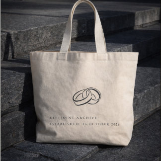 Civil Ceremony Non Traditional Wedding Gift ラージトートバッグ