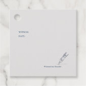 Civil Ceremony Registration  フェイバータグ (正面)