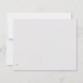 Civil ceremony registry Wedding Notecards (裏面)