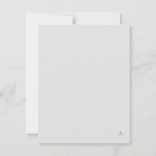 Civil Ceremony Registry Wedding Response Card 出欠カード (裏面)