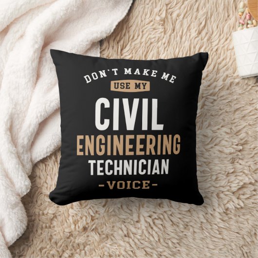 Civil Eng Tech Voice クッション (ブランケット)