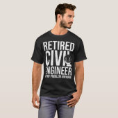 Civil Engineer Bridge Builder Engineering Student  Tシャツ (正面フル)