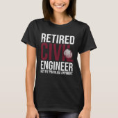Civil Engineer Bridge Builder Engineering Student Tシャツ (正面)