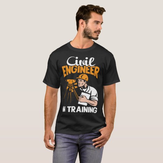 Civil Engineer In Training Board Exam Passer Engin Tシャツ (正面フル)
