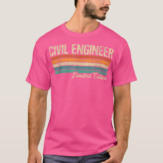 Civil Engineer Ltd Editionブリッジビルダーエンジニアリング Tシャツ