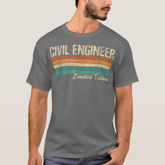 Civil Engineer Ltd Editionブリッジビルダーエンジニアリング Tシャツ