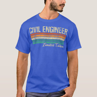 Civil Engineer Ltd Editionブリッジビルダーエンジニアリング Tシャツ