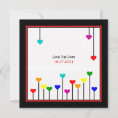 Civil Partnership Rainbow Save The Date セーブザデート (裏面)