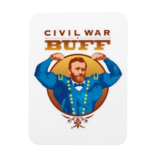Civil War Buff- – グラントマグネット マグネット (縦)