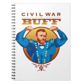 Civil War Buff- – 米国グラントスパイラルバウンドノート ノートブック