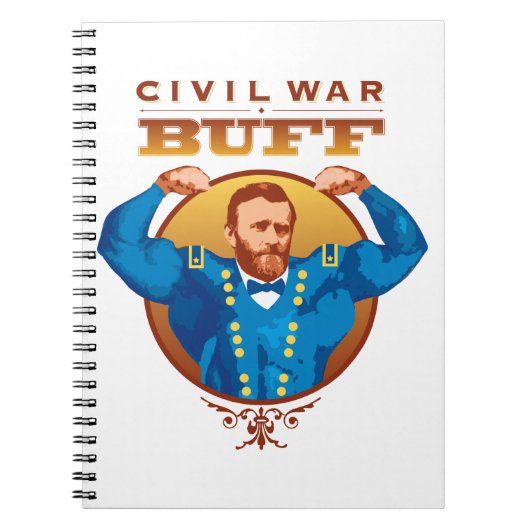 Civil War Buff- – 米国グラントスパイラルバウンドノート ノートブック (正面)