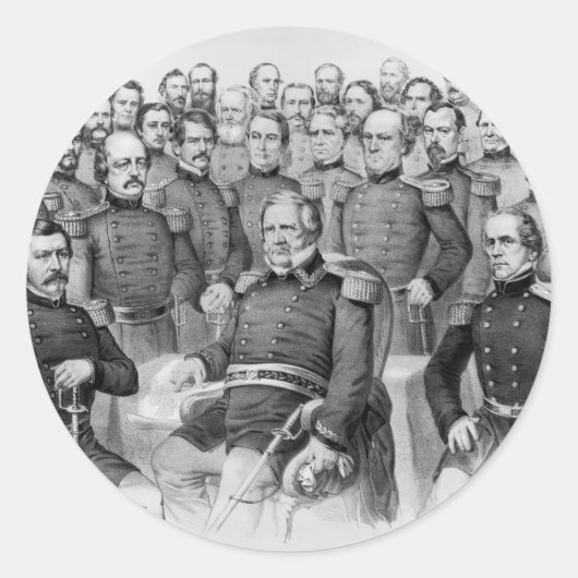 Civil War General of the Unionのシール ラウンドシール (正面)