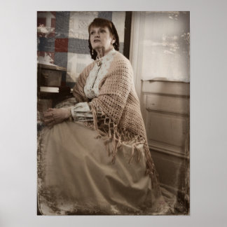Civil War Harriet Beecher Stowe Vertical Print ポスター