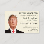 Civil War Heroes Drywall Stucco 絵を描's 名刺 (裏面)