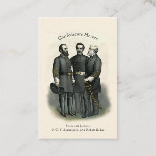 Civil War Heroes Drywall Stucco 絵を描's 名刺 (正面)
