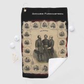 Civil War Heroes Southern General Epic Value ゴルフタオル (インサイチュ)