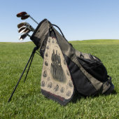 Civil War Heroes Southern General Epic Value ゴルフタオル (グリーン)