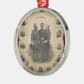 Civil War Heroes Southern General Epic Value メタルオーナメント (左)