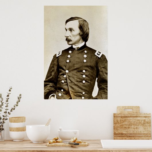 Civil War Major General G. K. Warren ポスター (キッチン)