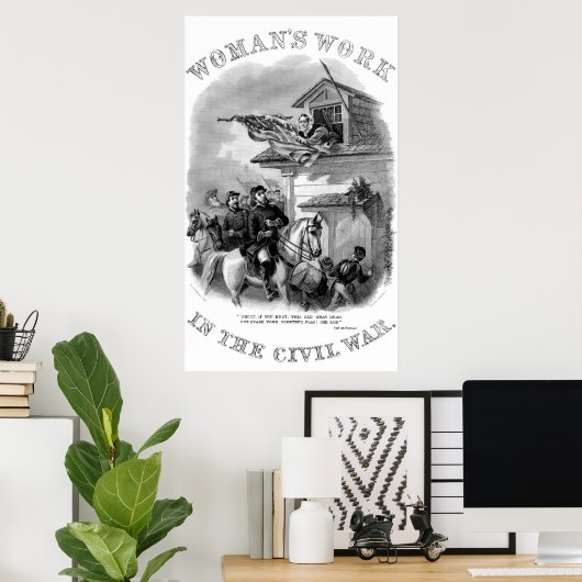 Civil War Print ポスター (ホームオフィス)