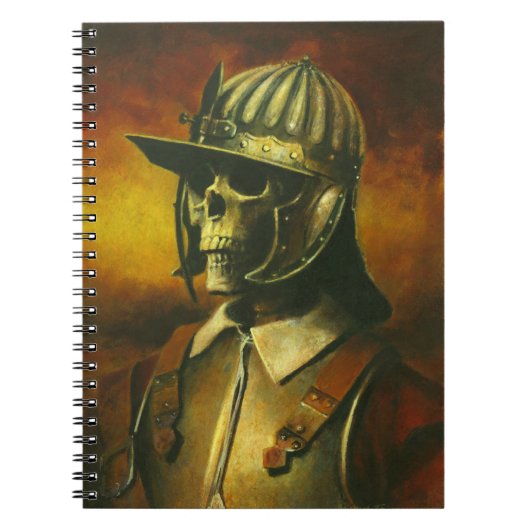 Civil War Roundheadスケルトンノートブック ノートブック (正面)