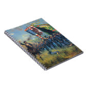 Civil War Union troops Irish Brigade  ノートブック (右側)